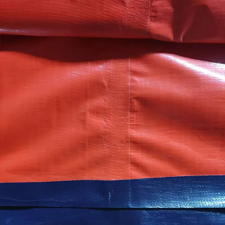 150 gsm oranžinis PE brūkšninis ritinys