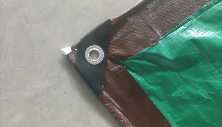 8'x10' 110GSM rudas žalias PE brezentas dangčio apsaugai 8'x10' 110GSM rudas žalias PE brezentas dangčio apsaugai