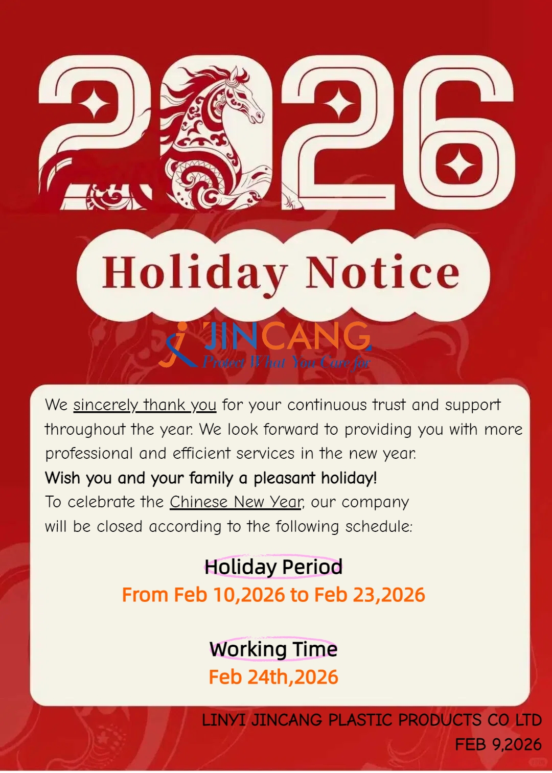 Šventinis pranešimas