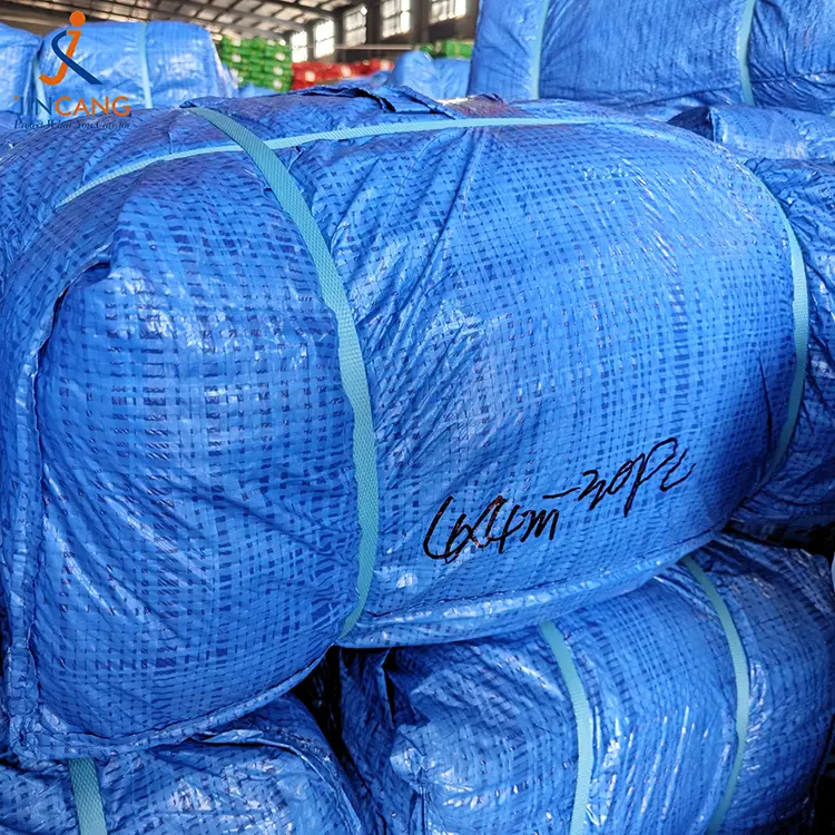 50 GSM Blue PE brezentas