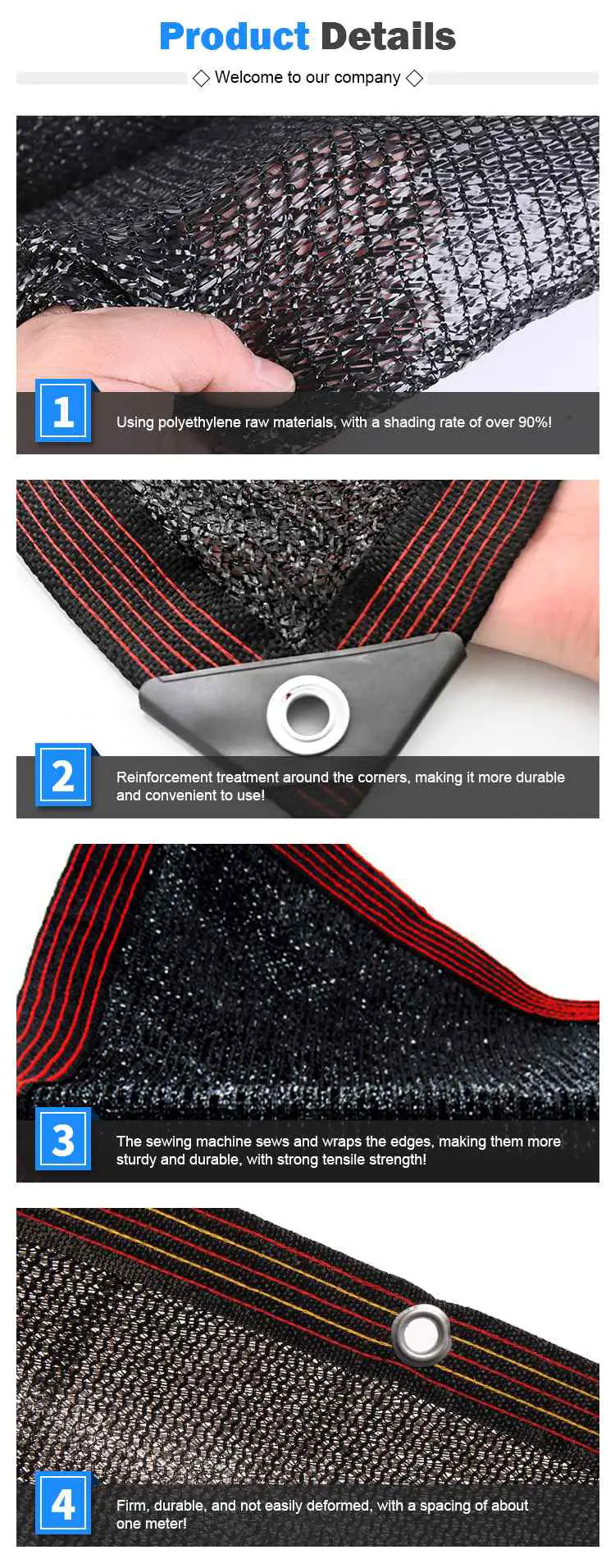 Blocks Sun and Reduces Heat Shade Net